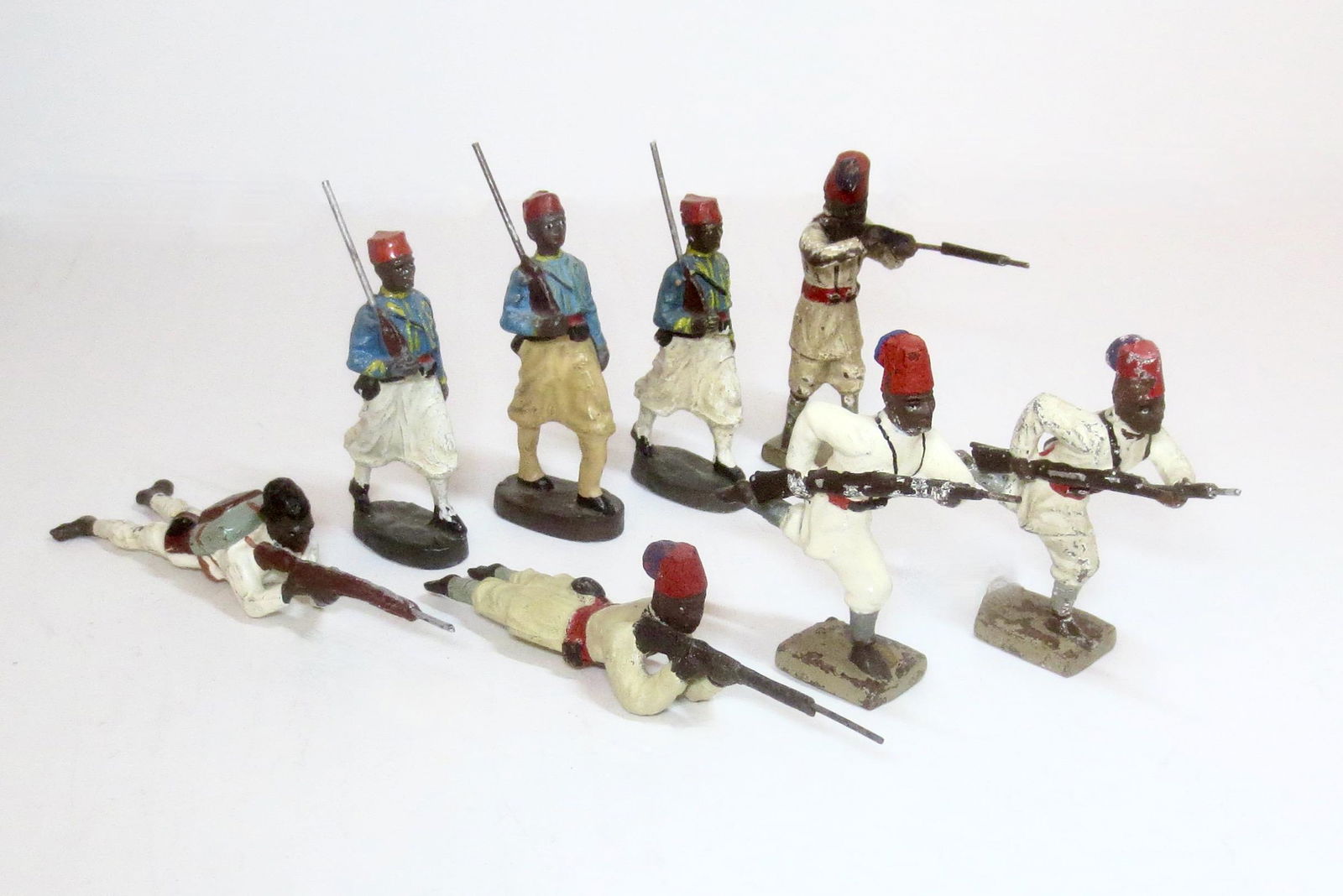 Elastolin & Lineol Egyptian & Turcos Infantry (1 of 1)