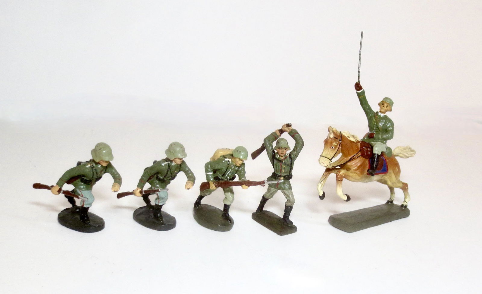 Elastolin Composition German Infantry (1 of 1)