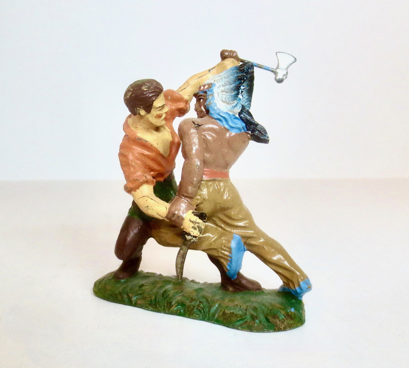 Elastolin Cowboy & Indian Fight (1 of 1)