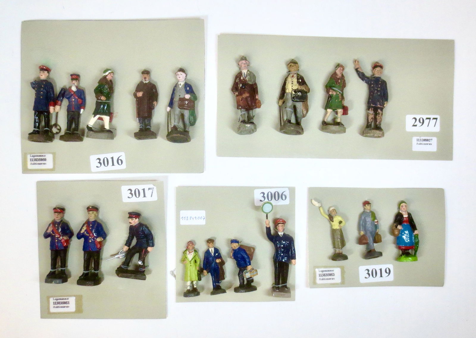 Elastolin Railroad Passengers & Crew Figures (1 of 1)