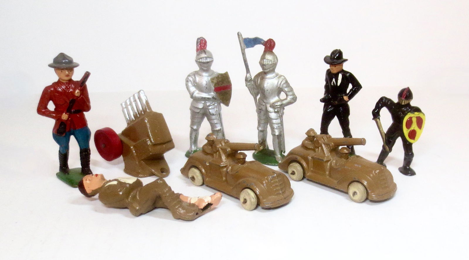 Assorted Dimestore Knights, Vehicles and More (1 of 1)