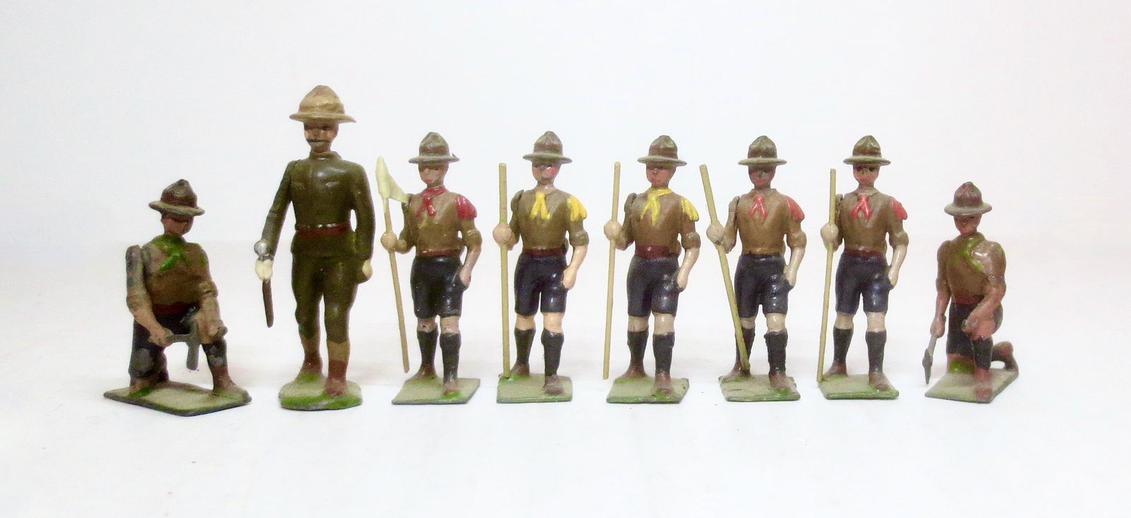 Britains From #181 Boy Scouts with Scout Master (1 of 1)