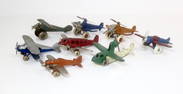 Cast Iron Toy Airplane Assortment