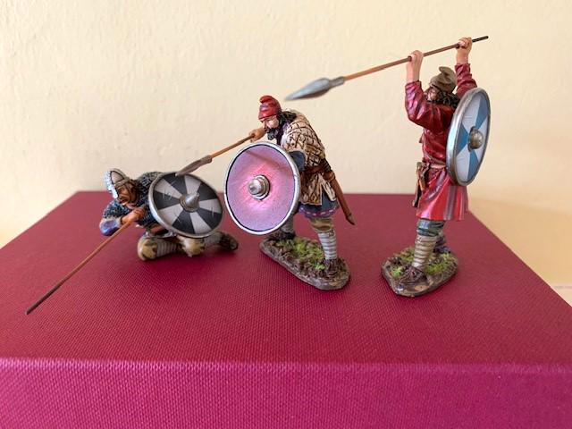 John Jenkins - The Age of Arthur: John Jenkins The Age of Arthur Anglo Saxon/Danes - SX-171819A - Saxon Fyrdmen (4 pcs) - Mint in Box.