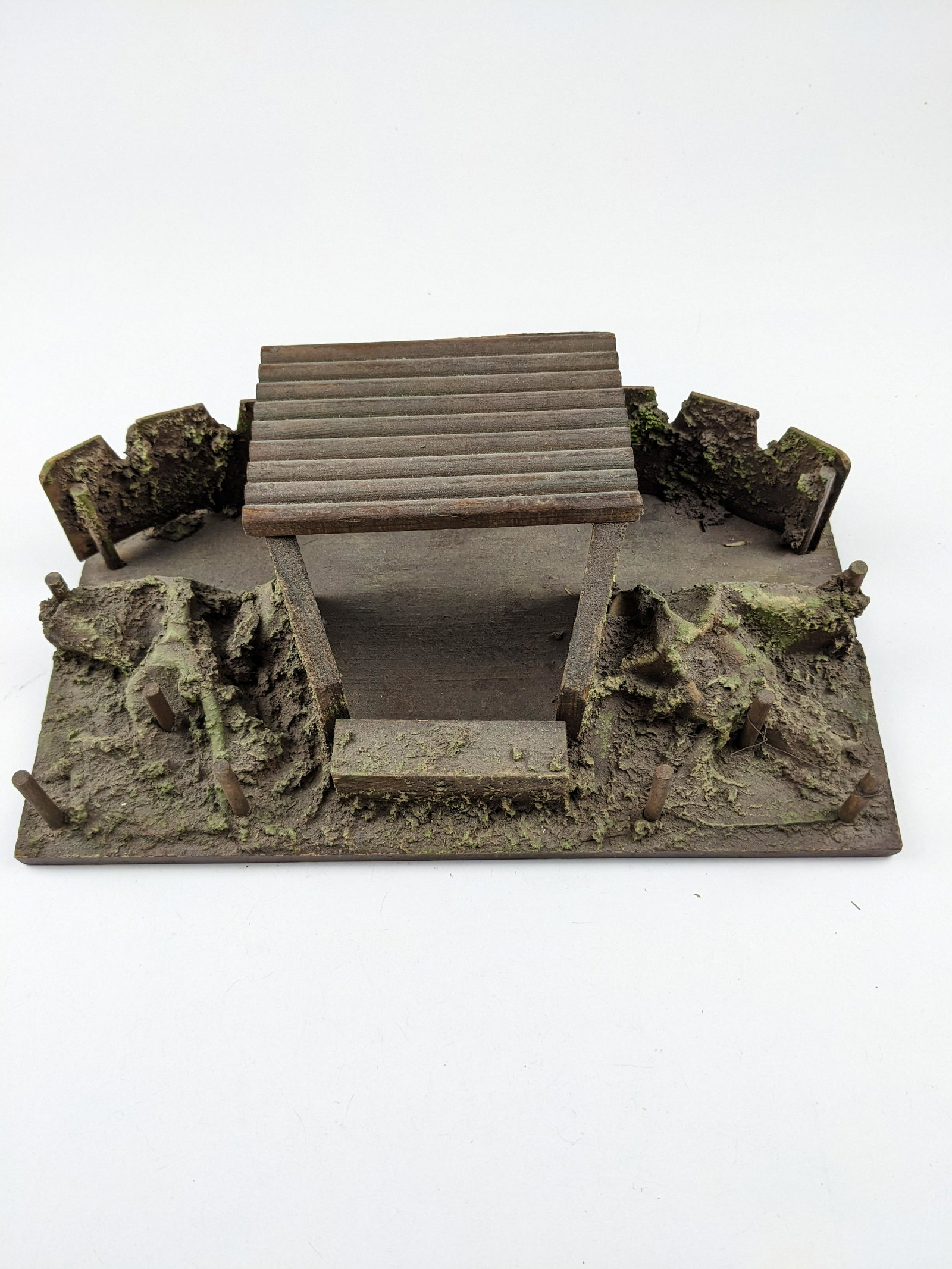 Lineol Bunker Gun Emplacement 7x12: 1 Piece Condition Very Good