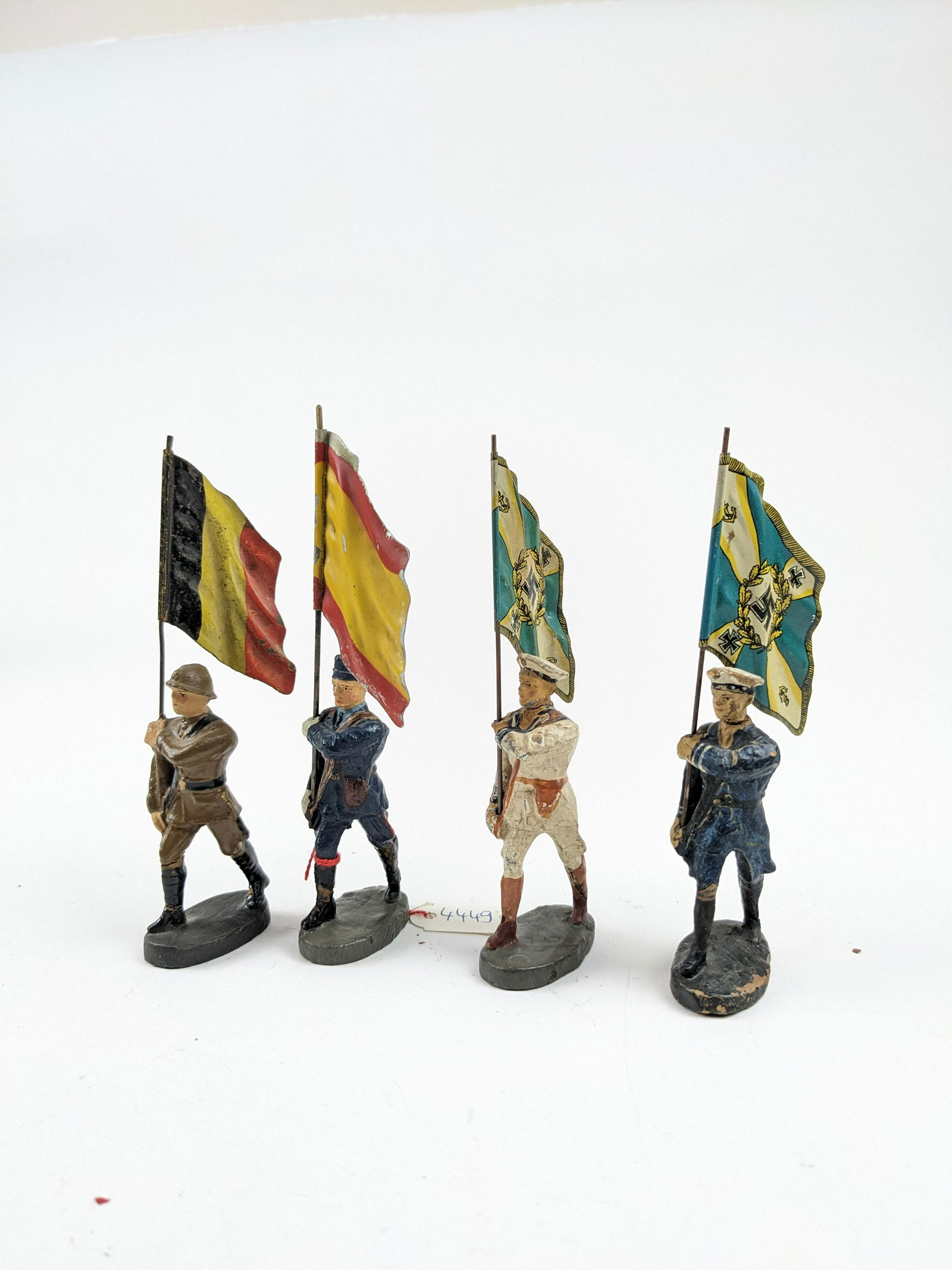 Elastolin Flag-bearers Various Countries (1 of 1)