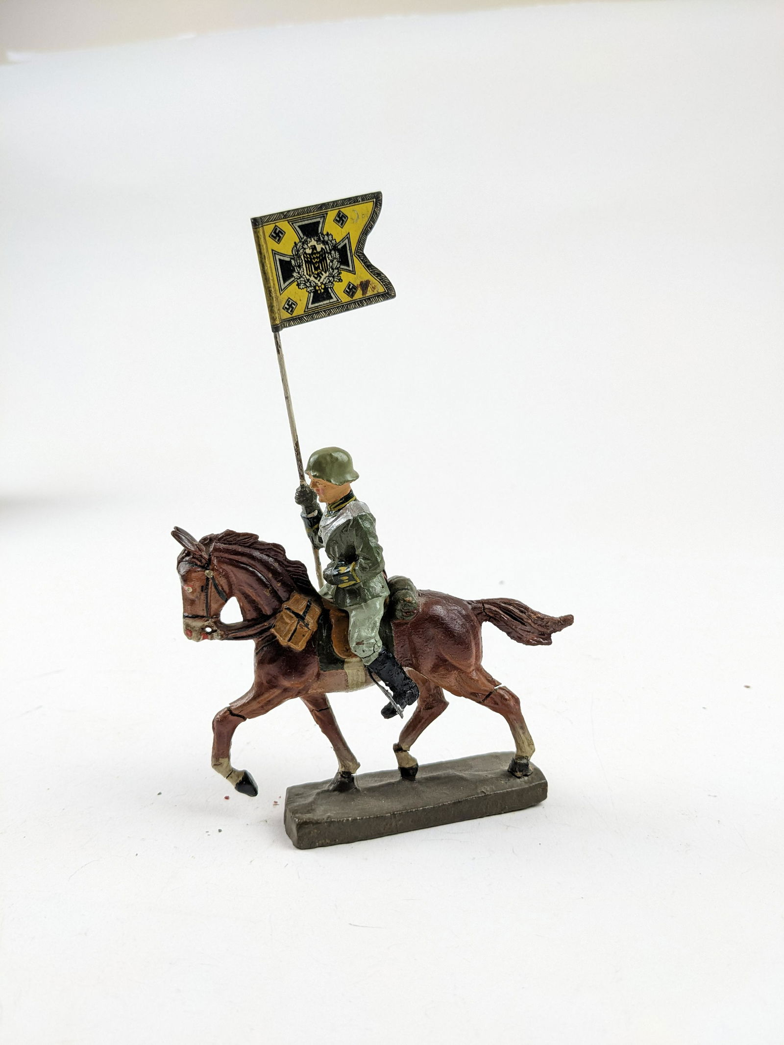 Elastolin Mounted German Holding Banner (1 of 1)