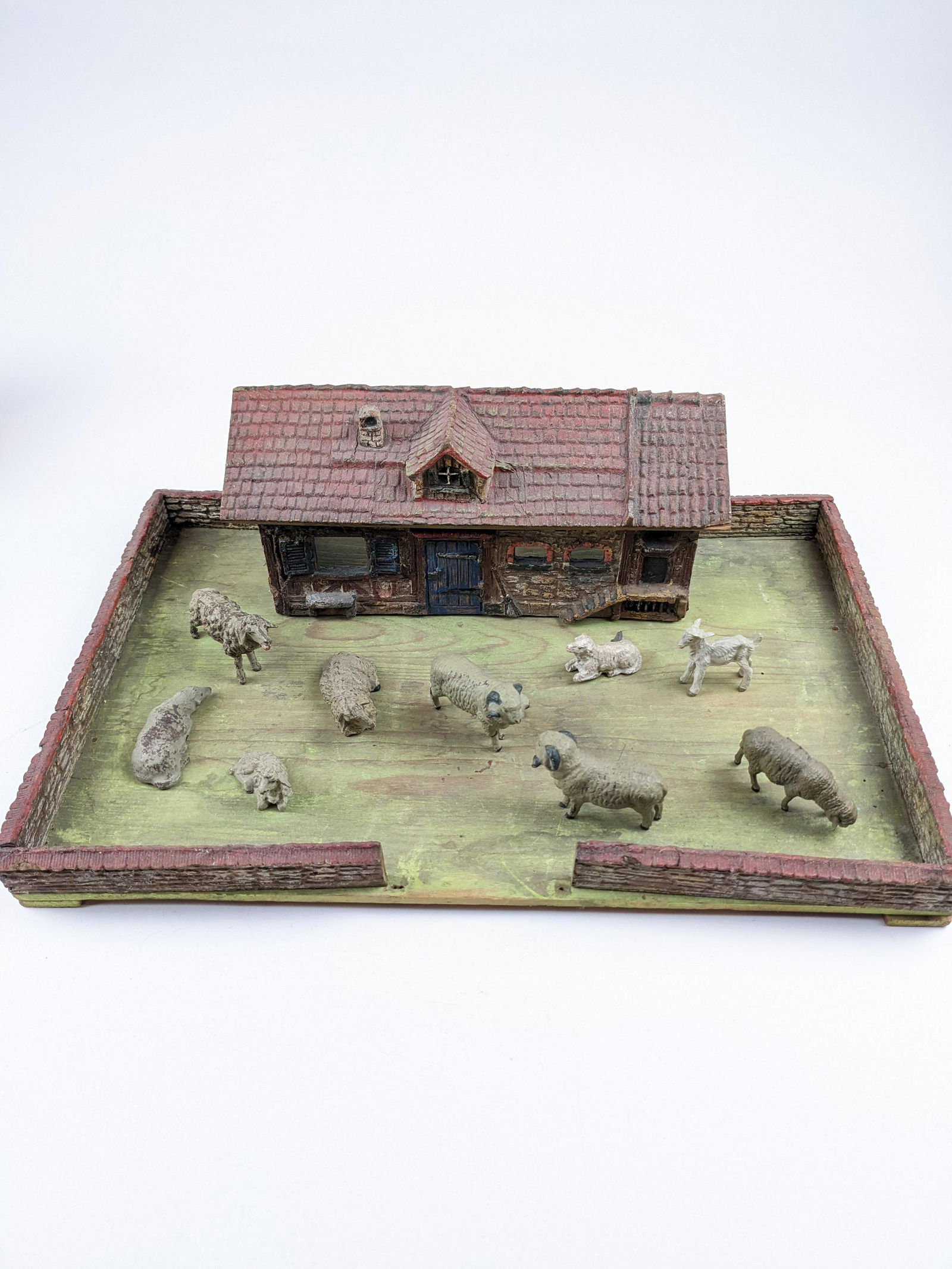 Elastolin Farm With Sheep 11x17x5 (1 of 1)