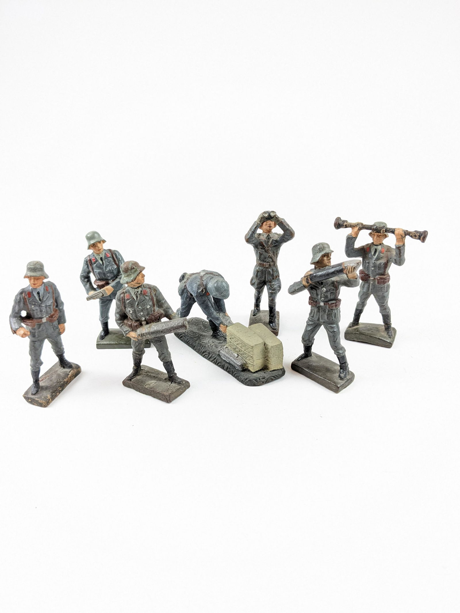 Lineol Luftwaffen Cannon Crew 7.5cm (1 of 1)