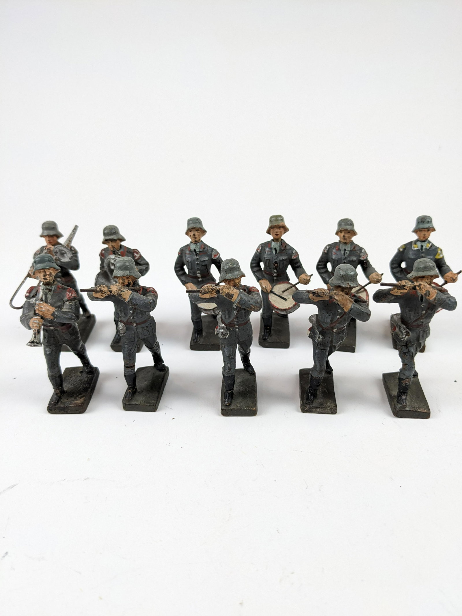 Lineol Luftwaffen Band: 11 Pieces Condition Very Good (Slight Touch Up)