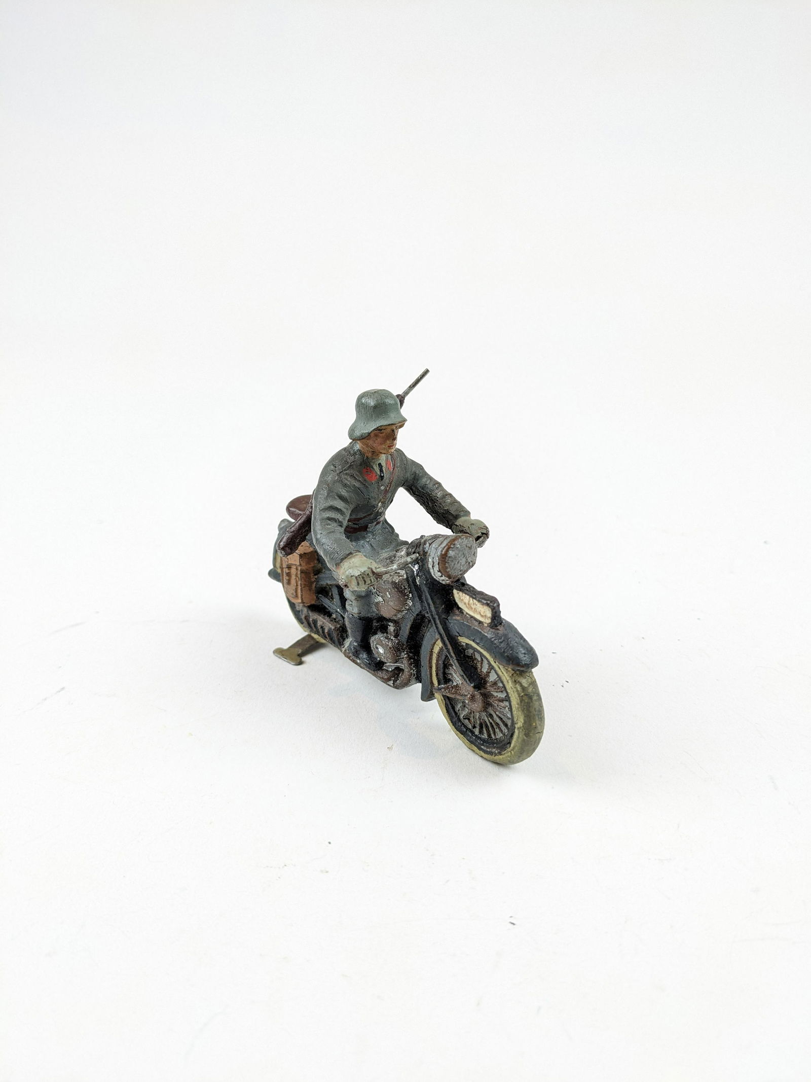Elastolin German Motorcyclist (1 of 1)
