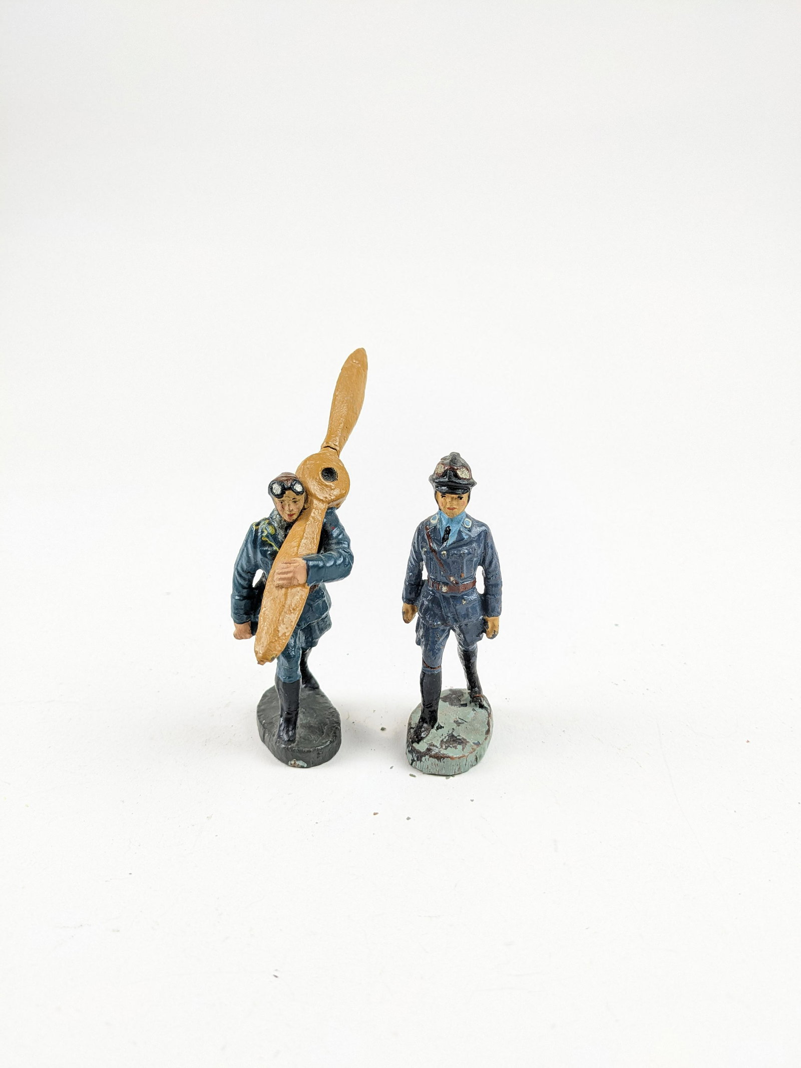 Elastolin Luftwaffen With Prop & Pilot: 2 Pieces Condition Very Good (Restored)