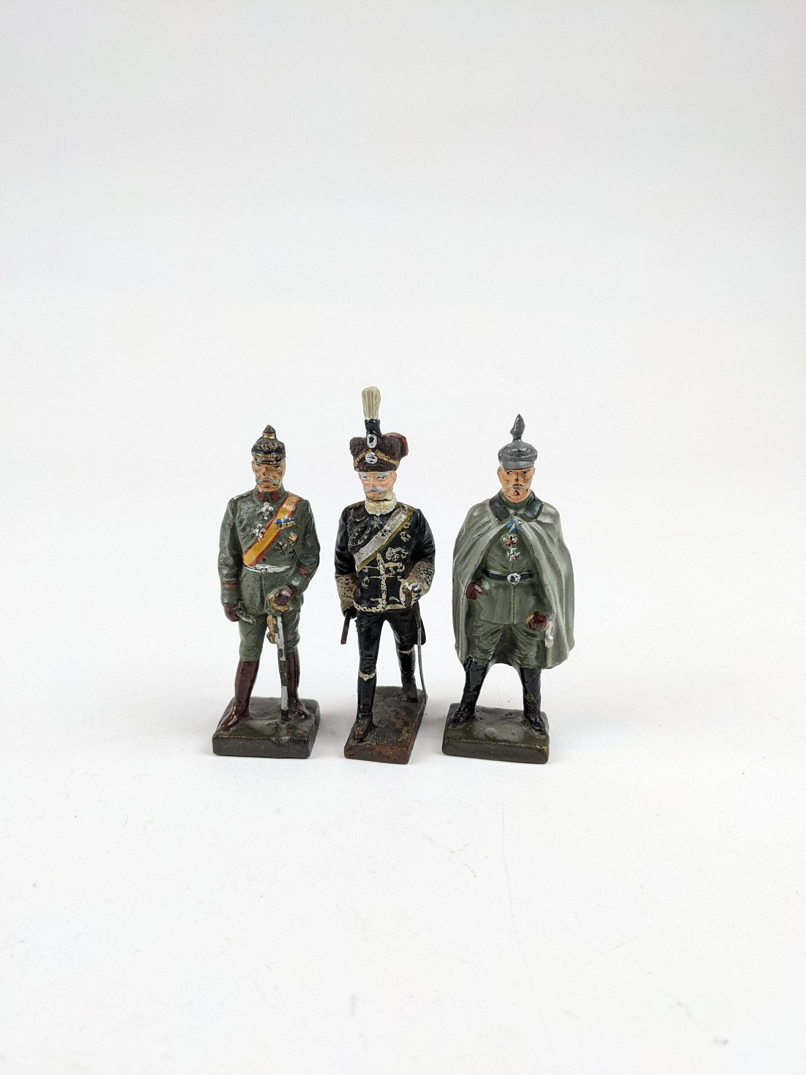 Lineol Political Leaders: 3 Pieces Condition Good To Very Good