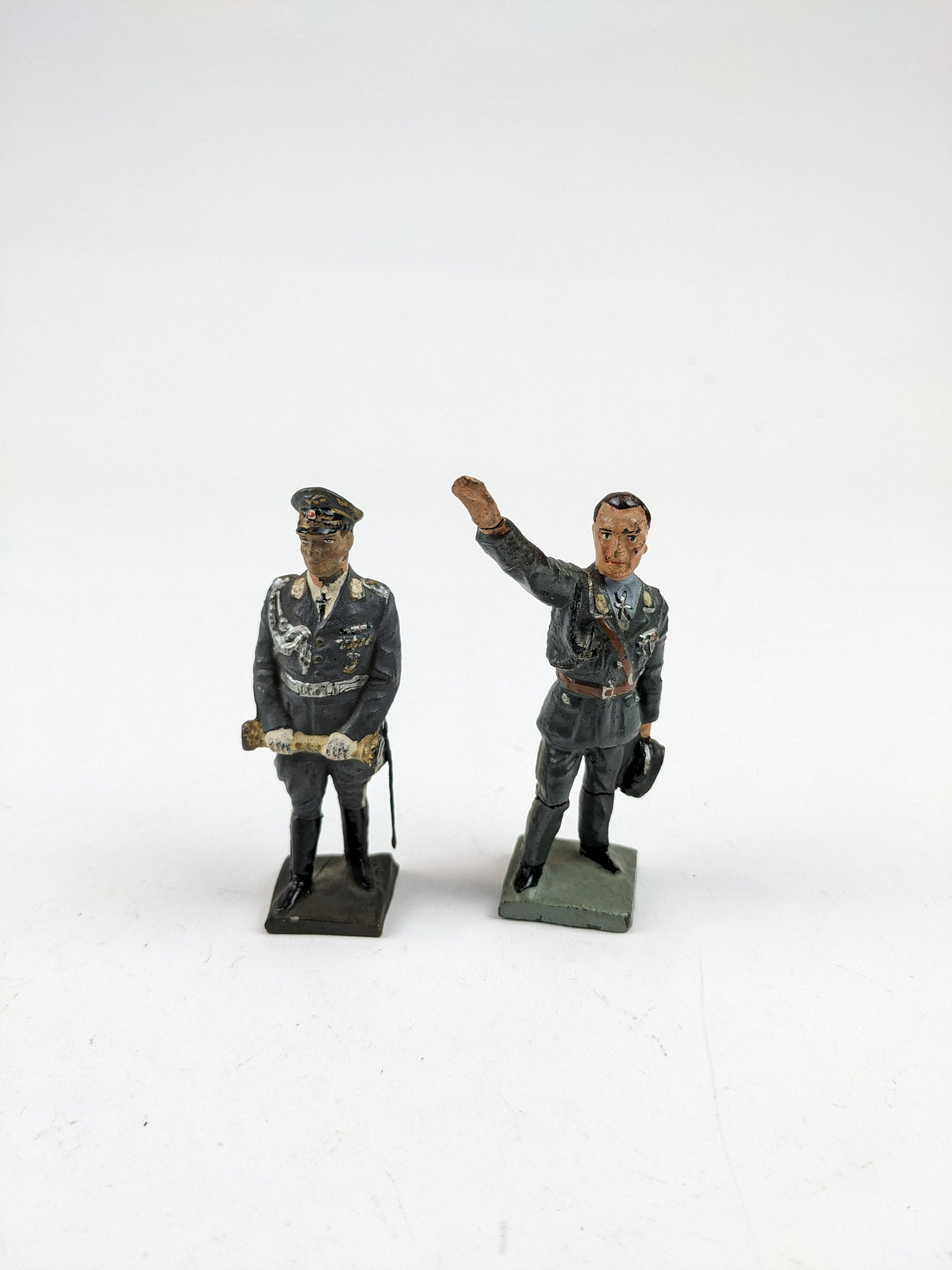 Lineol Political Luftwaffen Leaders: 2 Pieces Condition Very Good