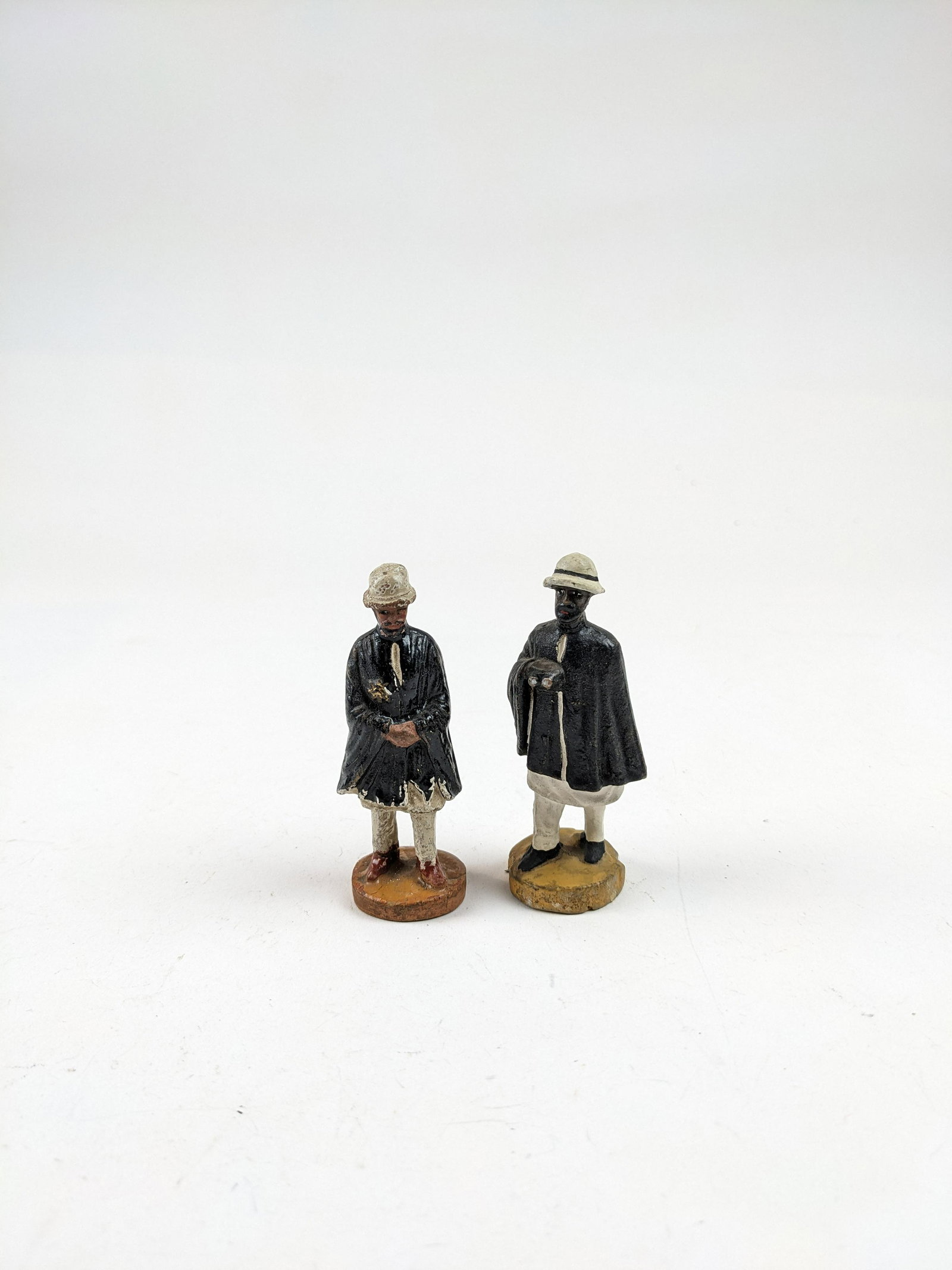 G.J. Belgium Haile Selassi: 2 Pieces Condition Good (1 Has Been Over-painted)