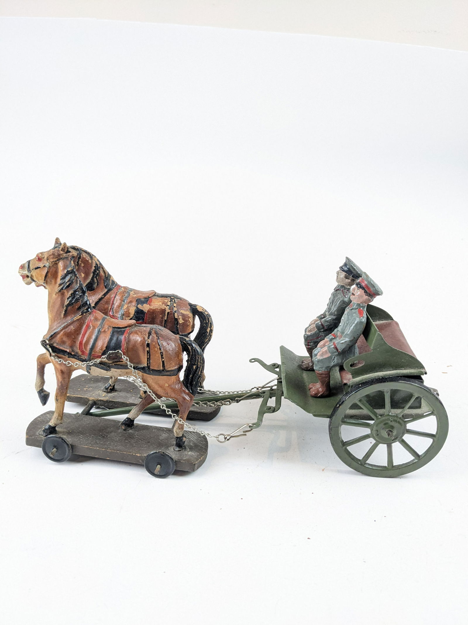 Elastolin German Horse-drawn Cassion 9cm (1 of 1)