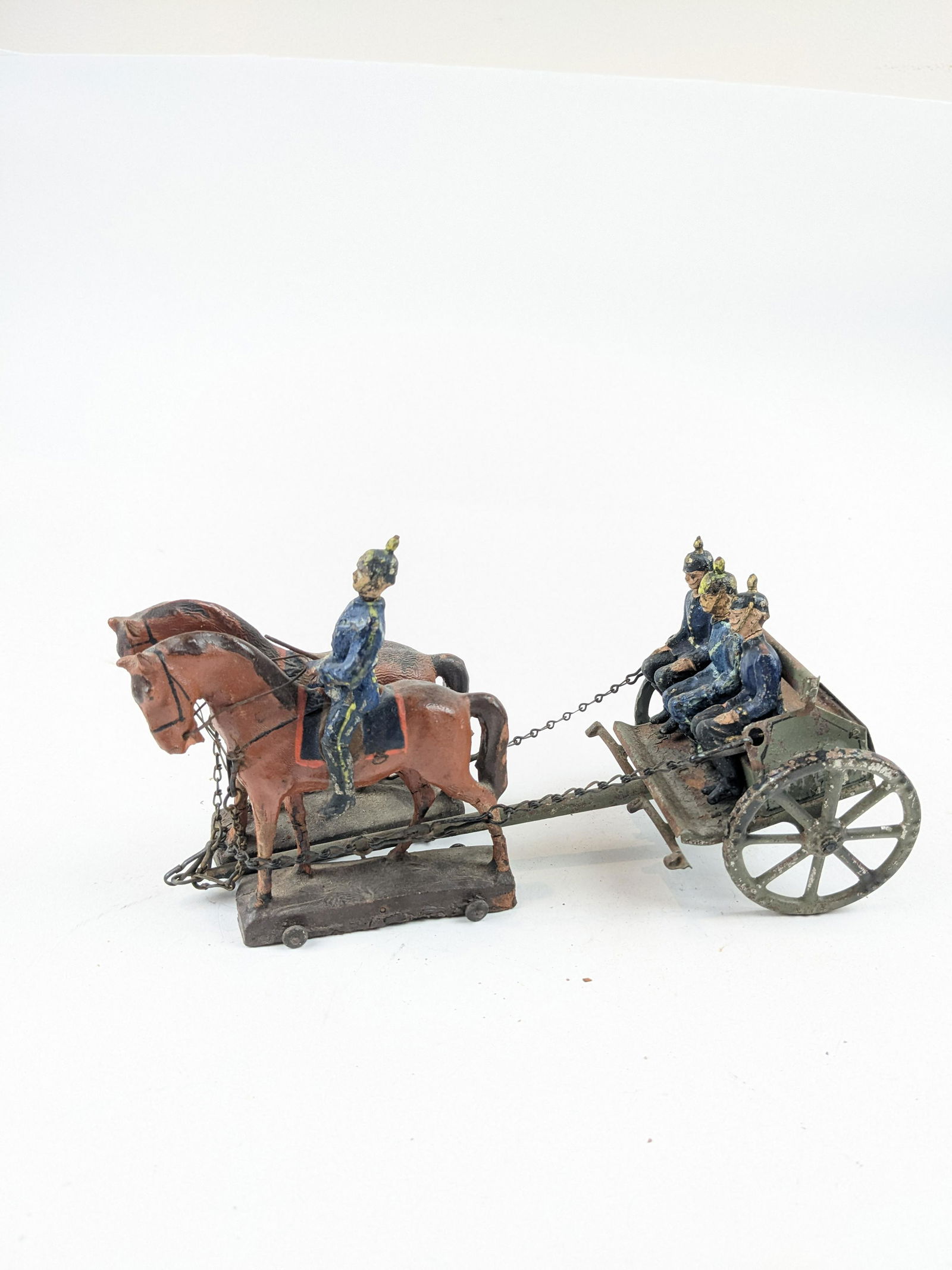 Lineol  German Horse-drawn Caisson 7cm (1 of 1)