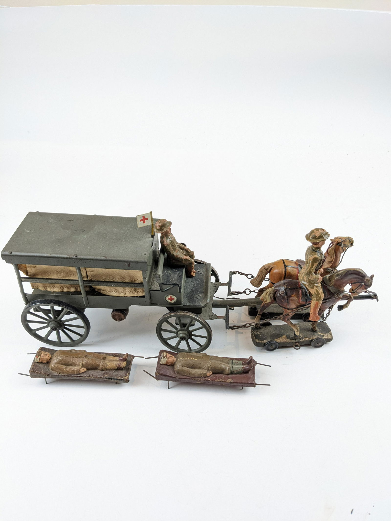 Elastolin U.S. Horse-drawn Ambulance 9cm (1 of 1)