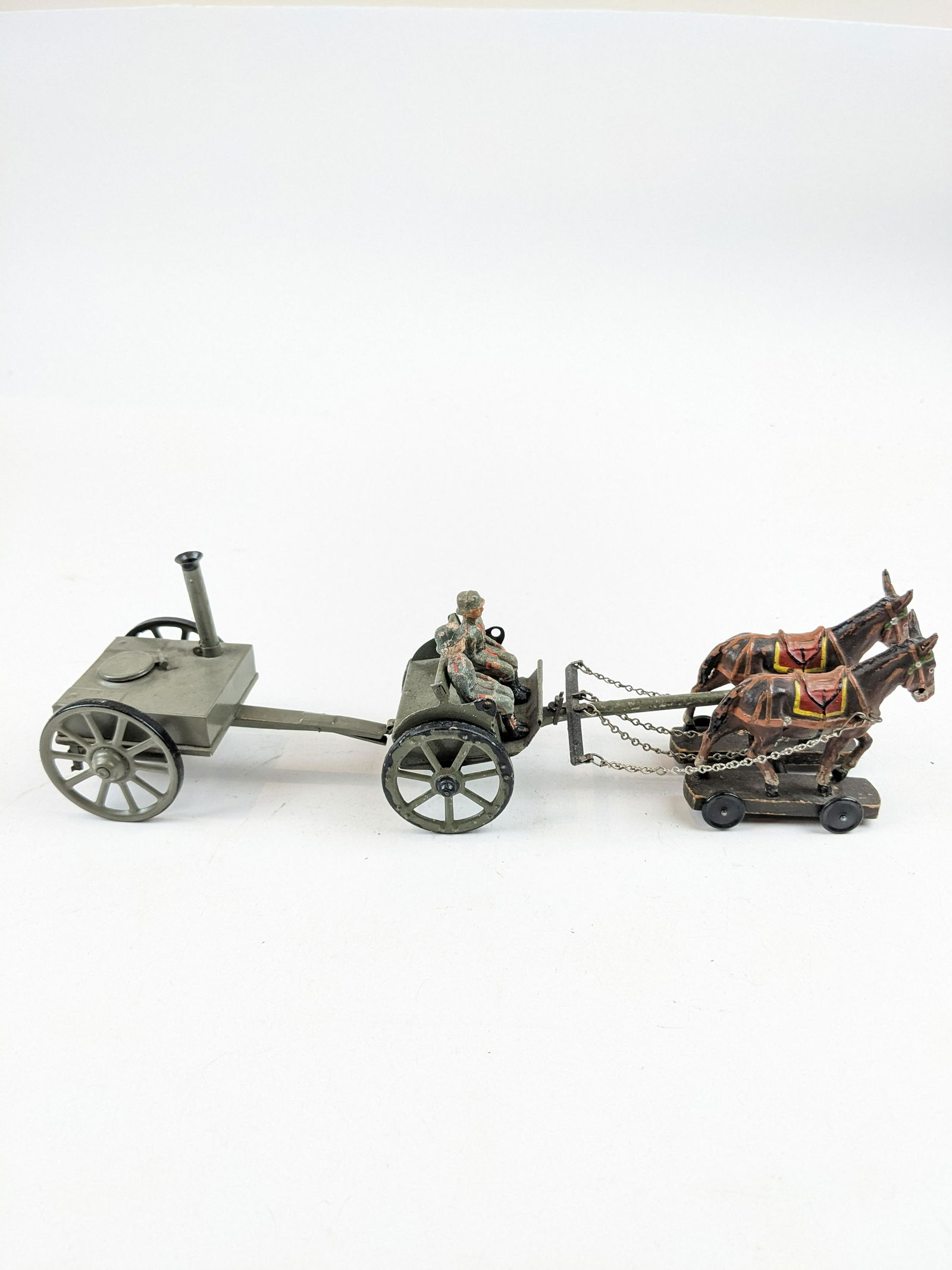 Elastolin German Mule Drawn Field Kitchen 6cm (1 of 1)