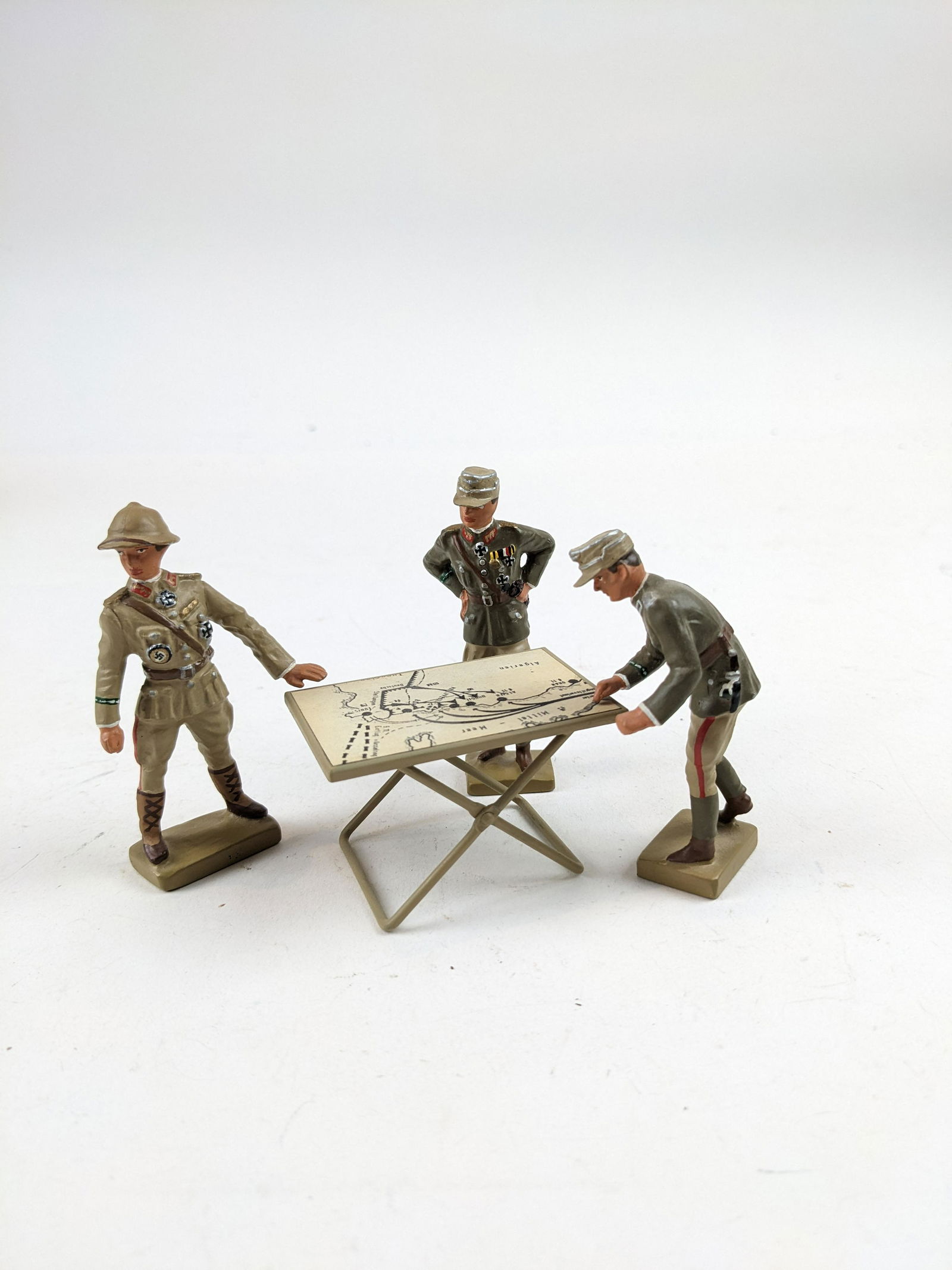 Reiner Krock German Afrika Corps Staff  At Table (1 of 1)