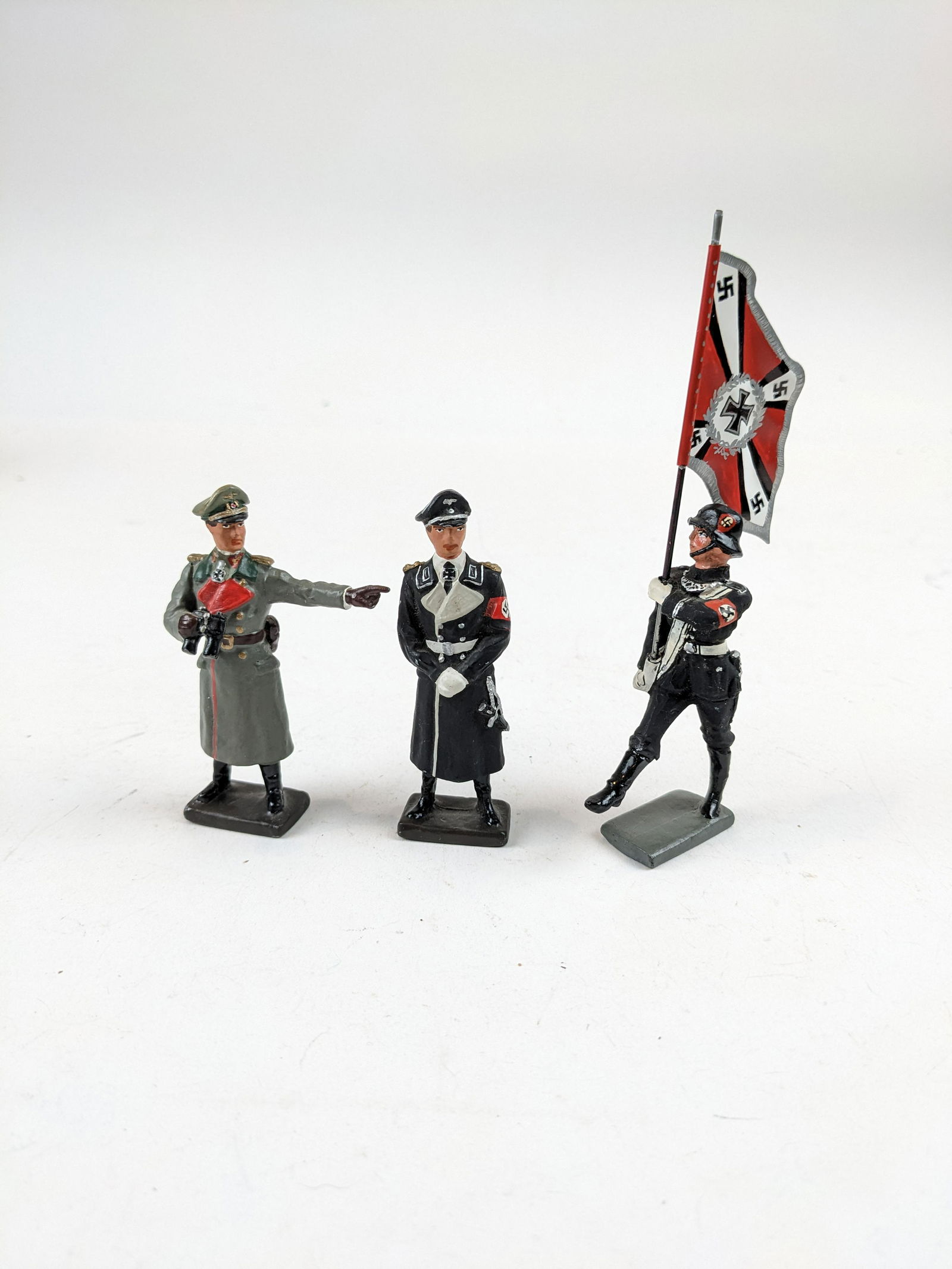 Reiner Krock German SS Leaders & W/Flag (1 of 1)