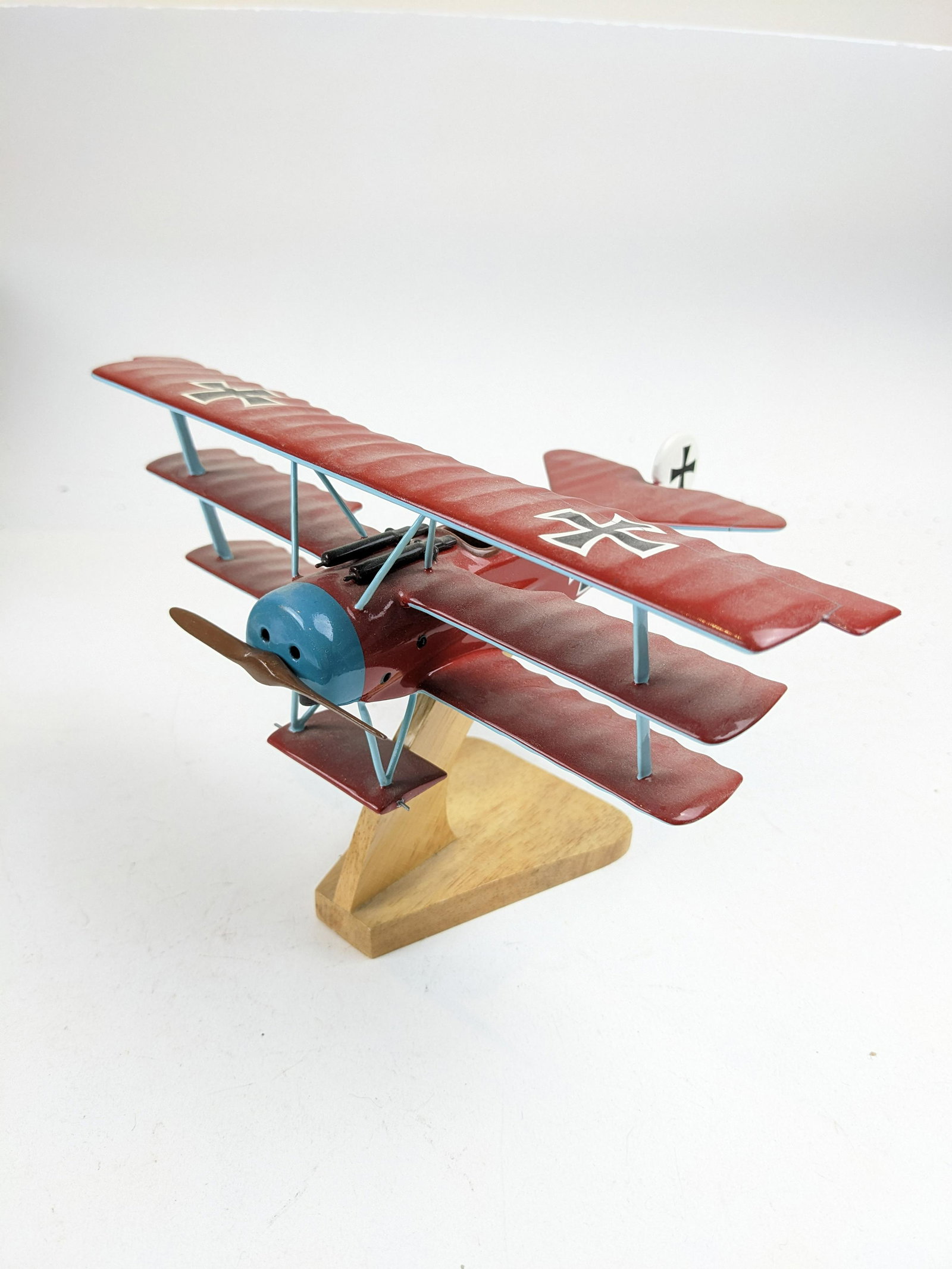 Custom Made Out Of Wood German Tri Wing: 1 piece. 7x9. Wheels missing.