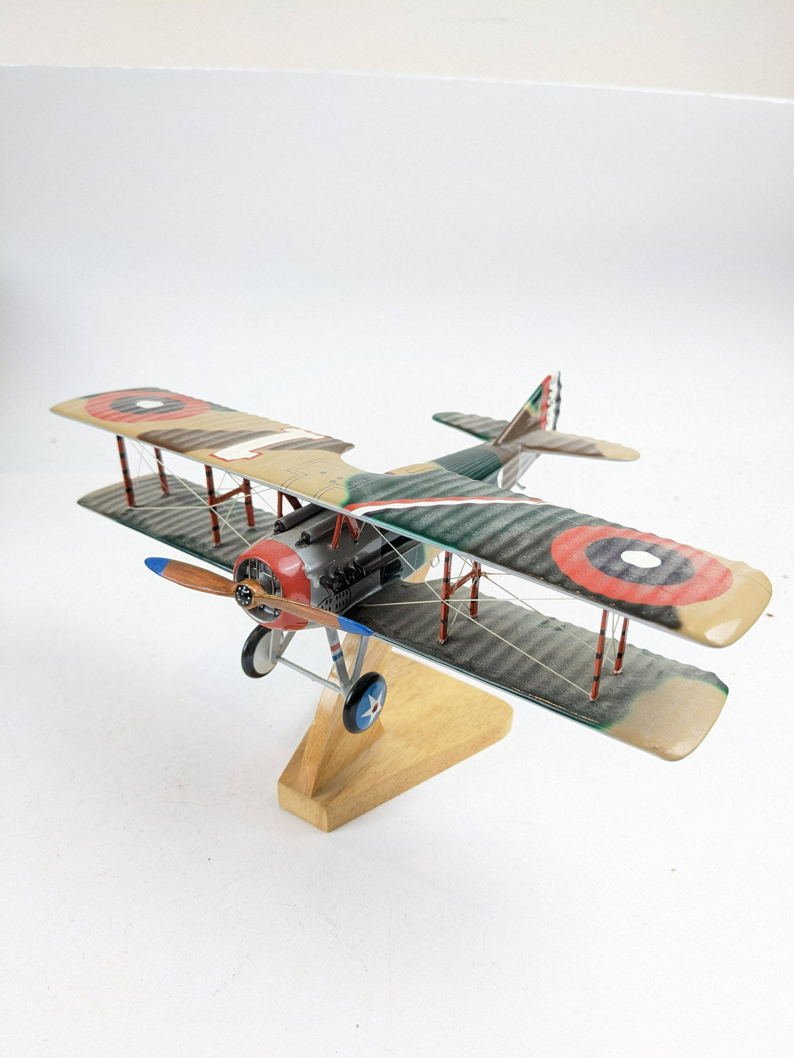 Custom Made Out Of Wood British Bi Wing: 1 Piece Condition Excellent 8x10