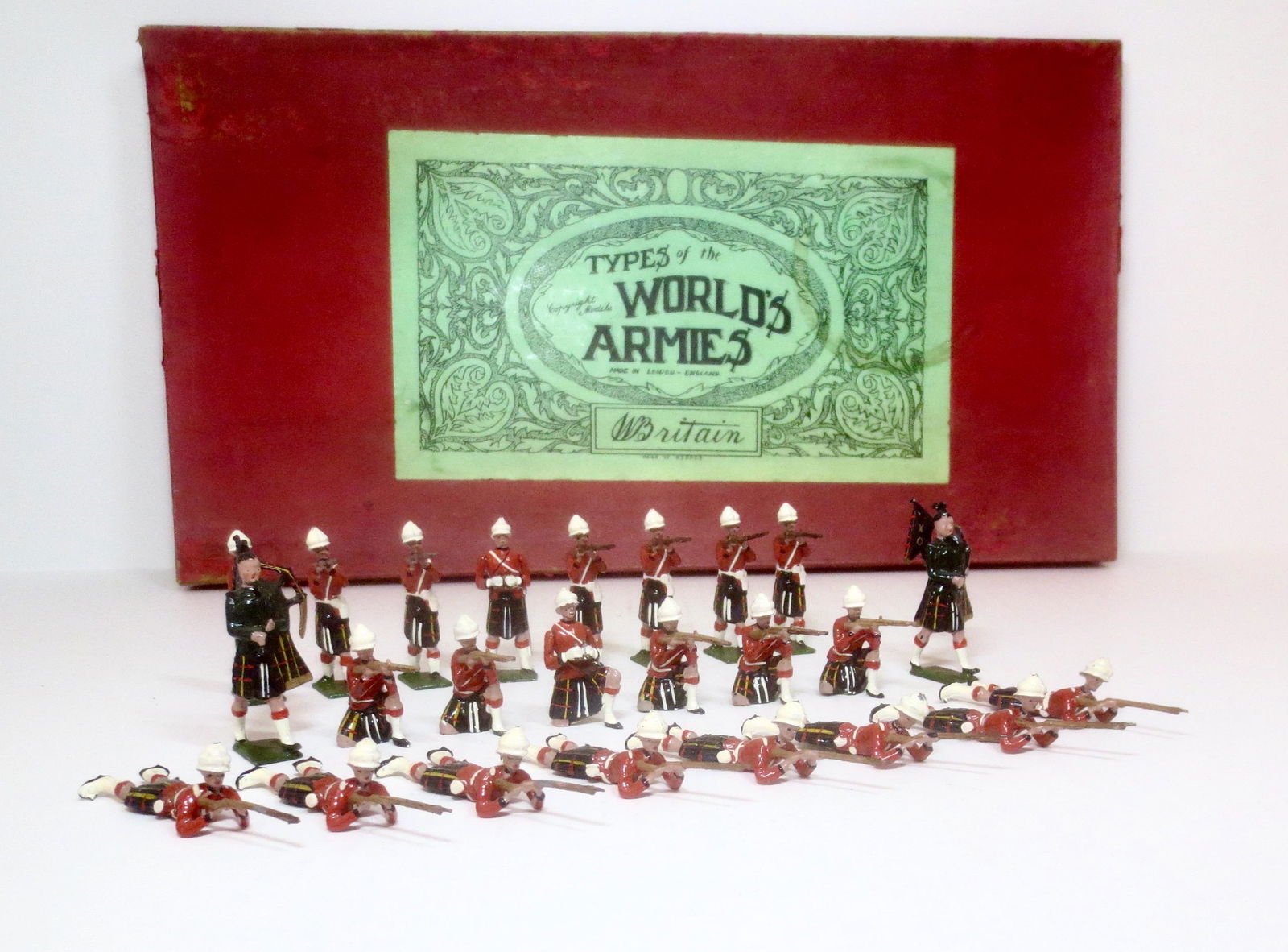 Britains #89 Cameron Highlander Display Set (1 of 1)