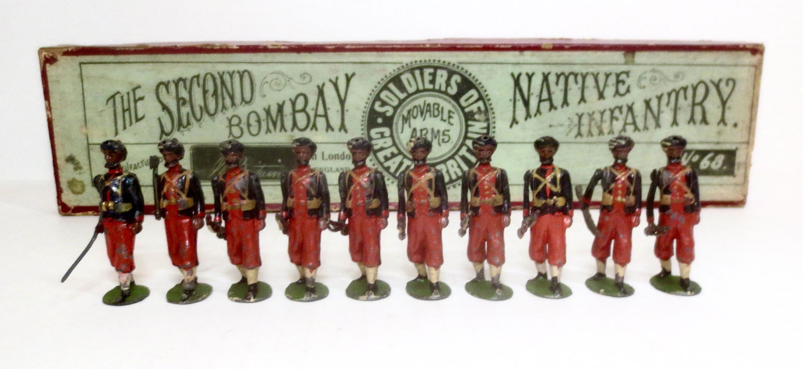 Britains #68 2nd Bombay Native Infantry (1 of 1)