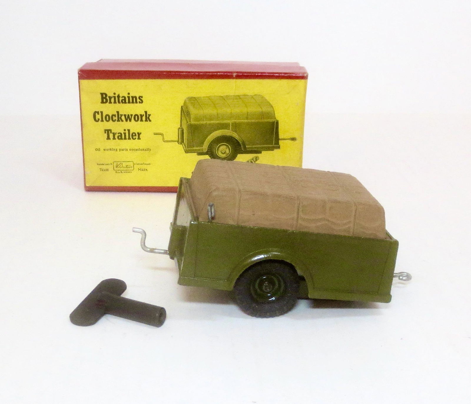 Britains #2041 Clockwork Trailer (1 of 1)