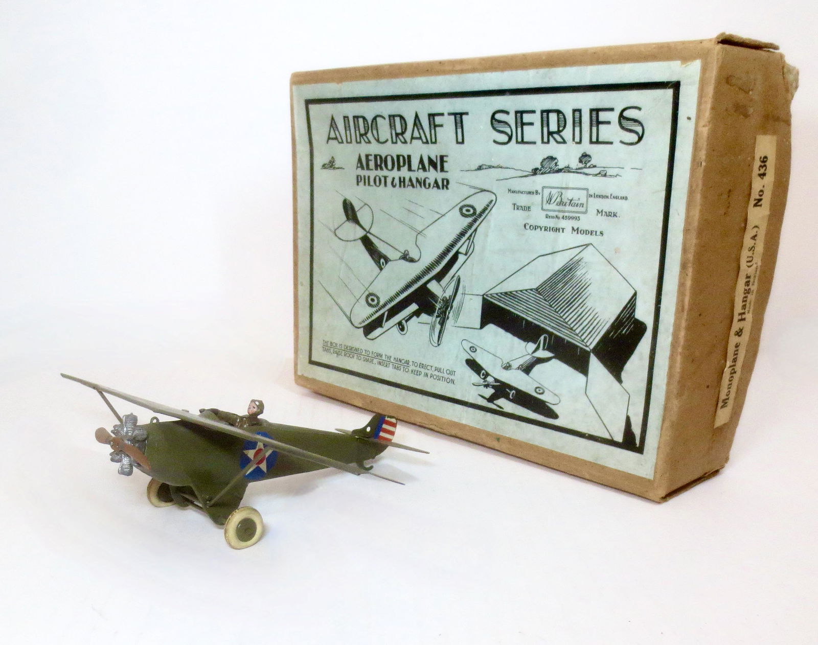 Britains VERY RARE #436 U.S. Monoplane (1 of 2)