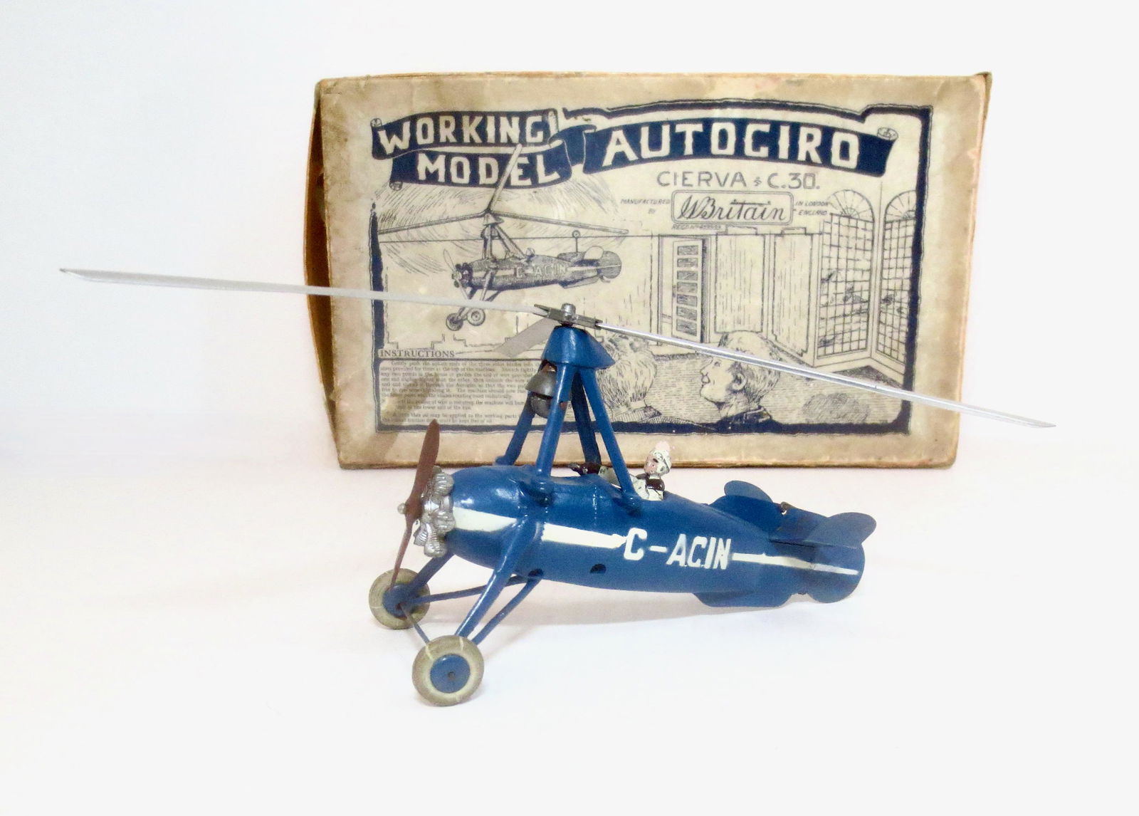 Britains RARE #1392 Civilian Autogiro (1 of 1)