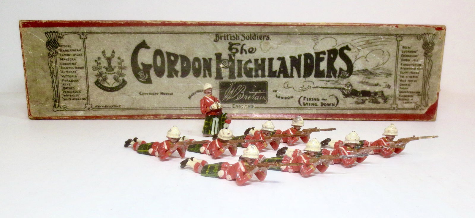 Britains #118 Gordon Highlanders Firing (1 of 1)