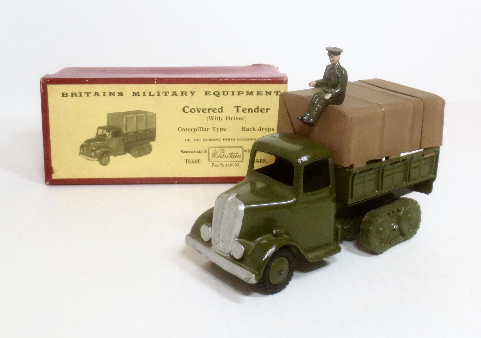 Britains #1433 Covered Army Tender (1 of 1)