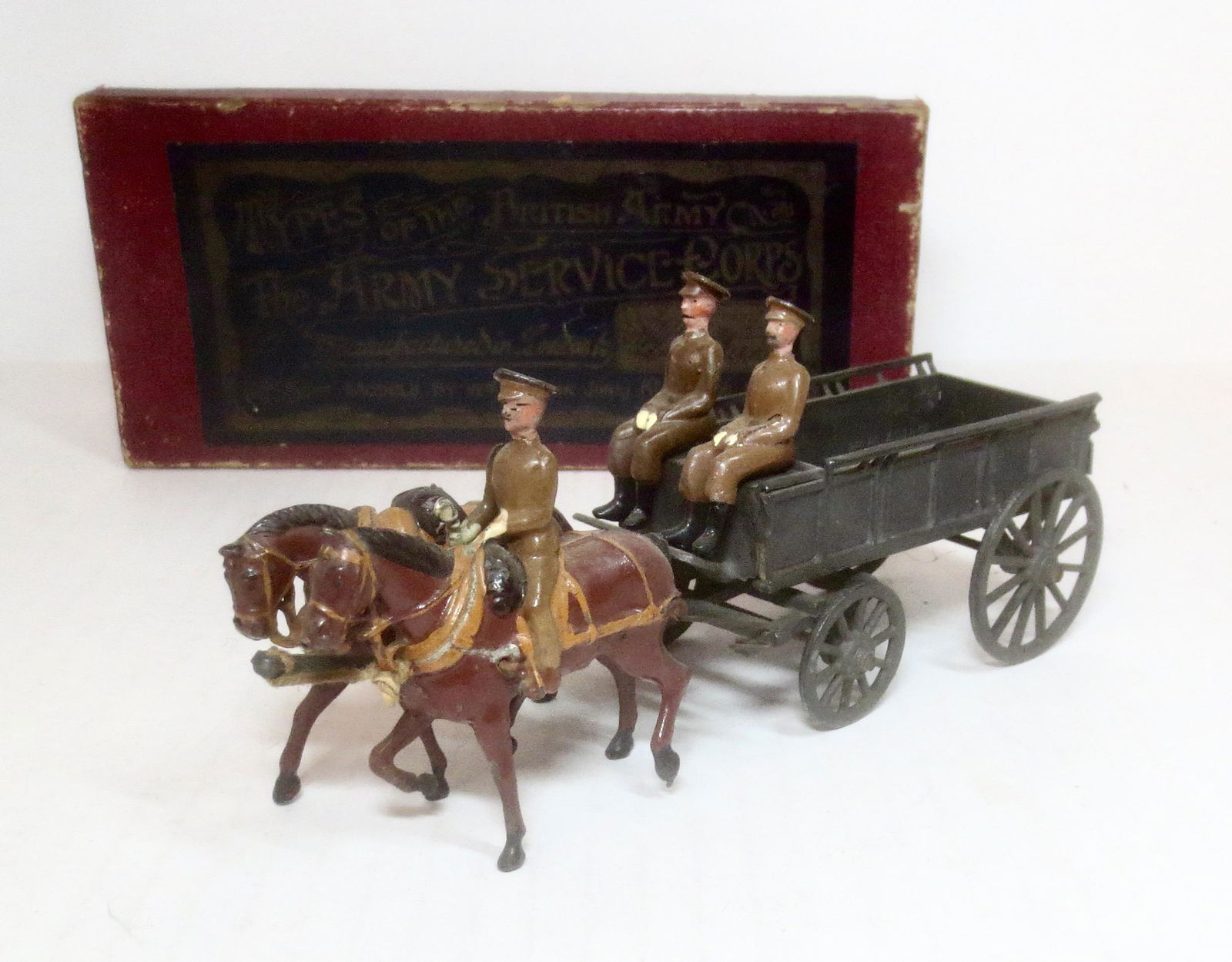 Britains #146a Army Service Corps Wagon (1 of 1)