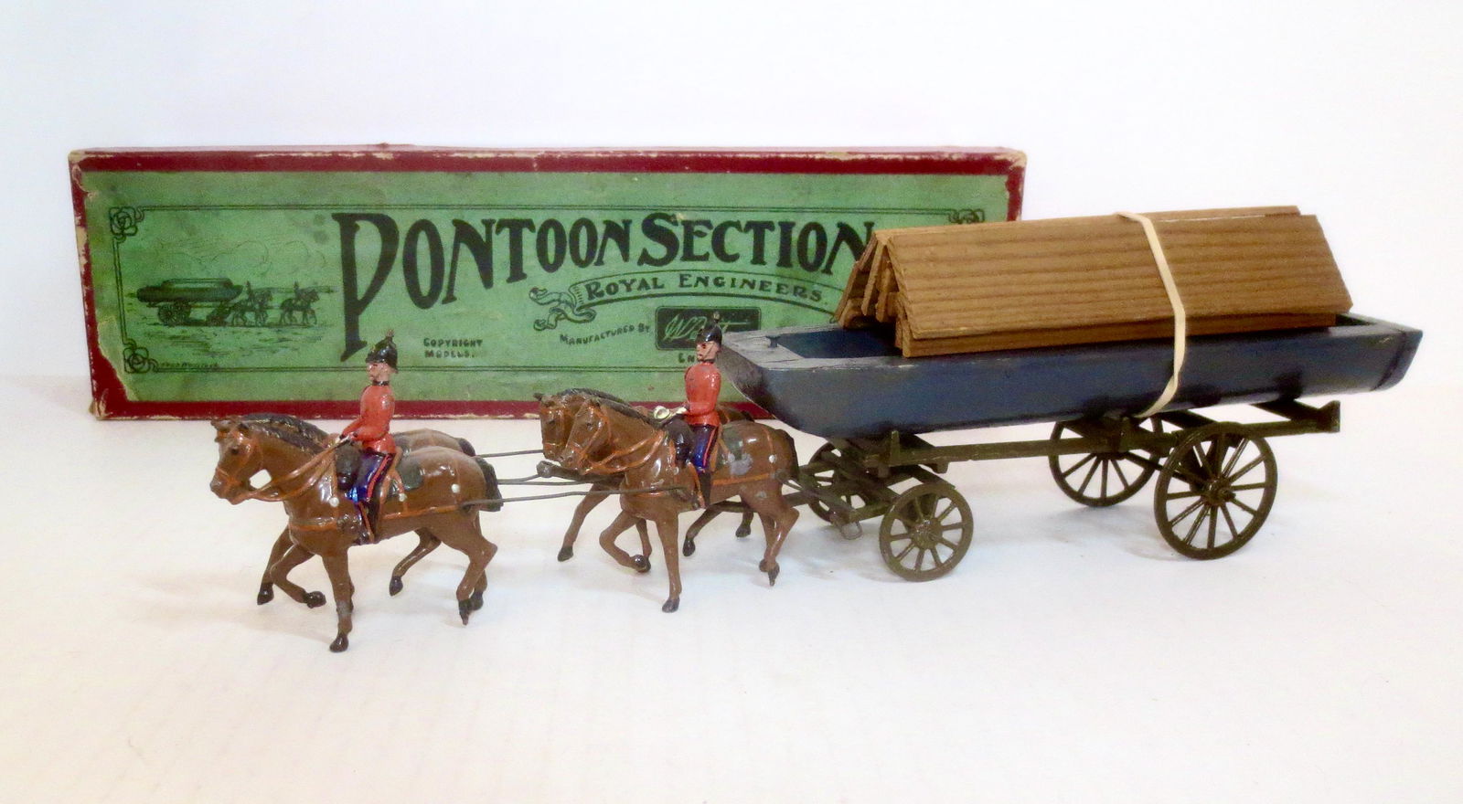Britains #203 Pontoon Section Royal Engineers (1 of 1)