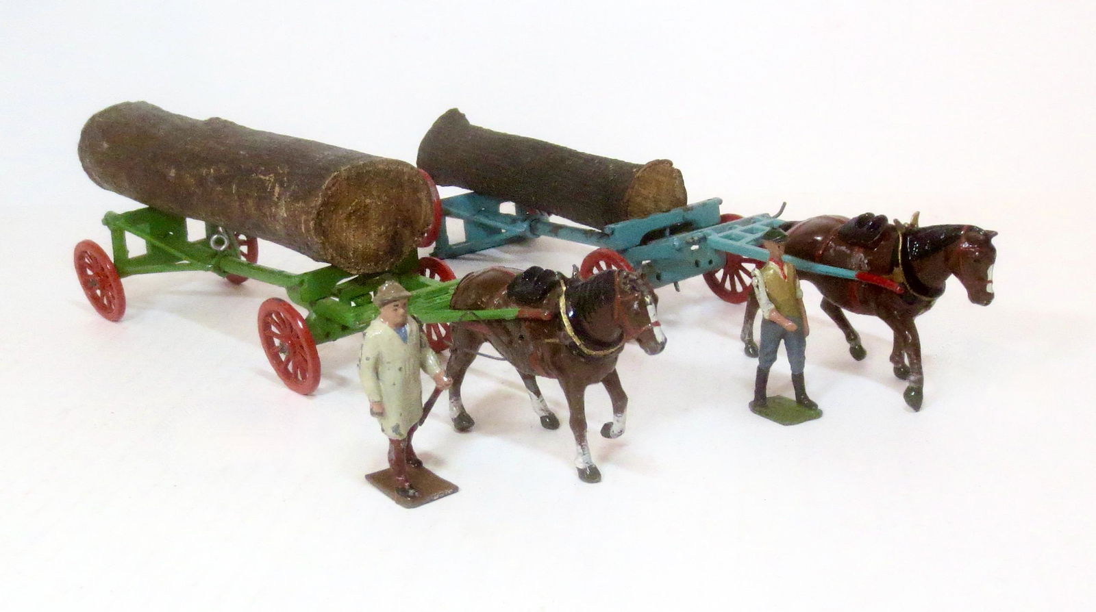 Britains Farm #12F Timber Carriages (1 of 1)