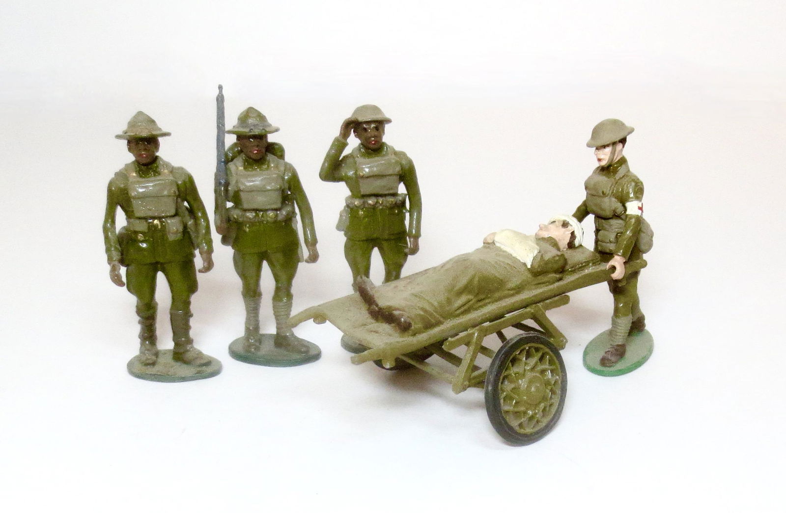 D.J. Miniatures WW1 U.S. Infantry with Wounded (1 of 1)