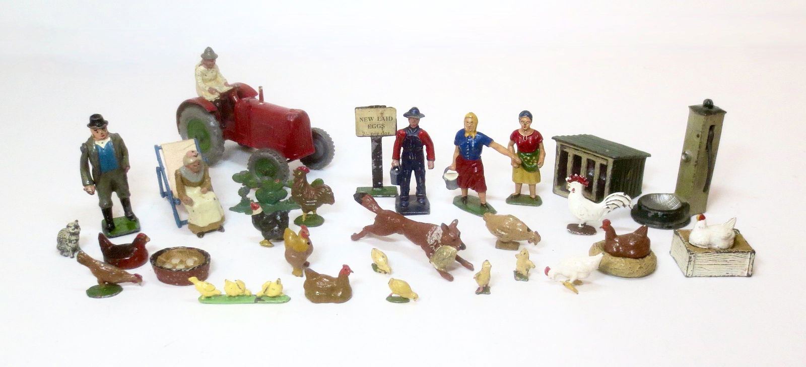 Assorted Farm Figures with Tractor (1 of 1)