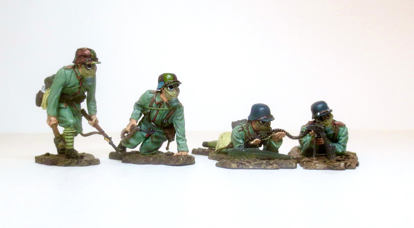 Thomas Gunn WWI Germans in Gas Masks (1 of 1)