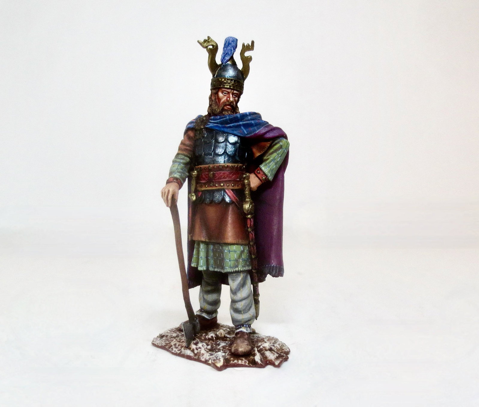 St. Petersburg Viking with Axe: 70mm tall. Near mint condition. Unboxed.