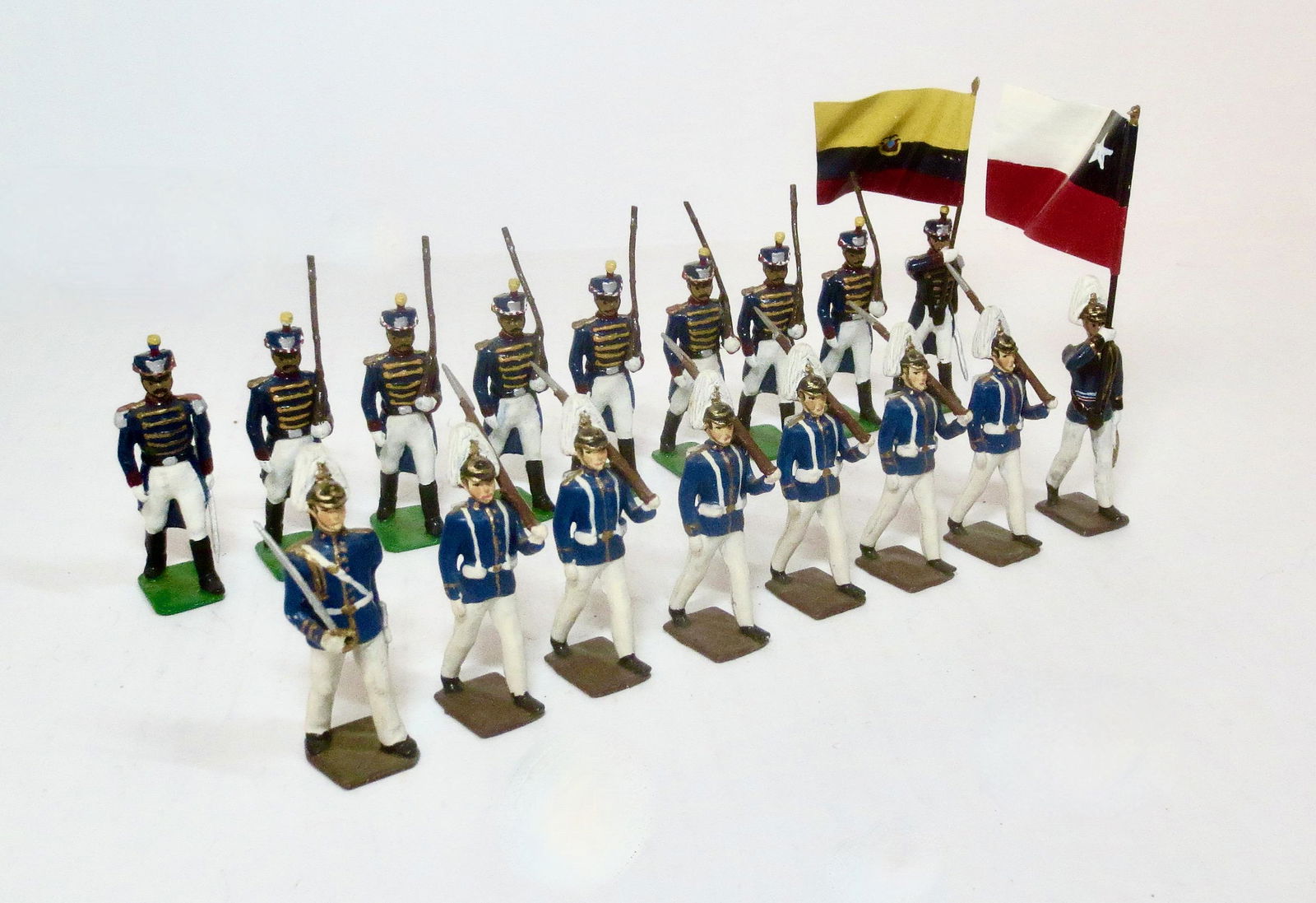Venezuelan and Texan Infantries on Parade (1 of 1)