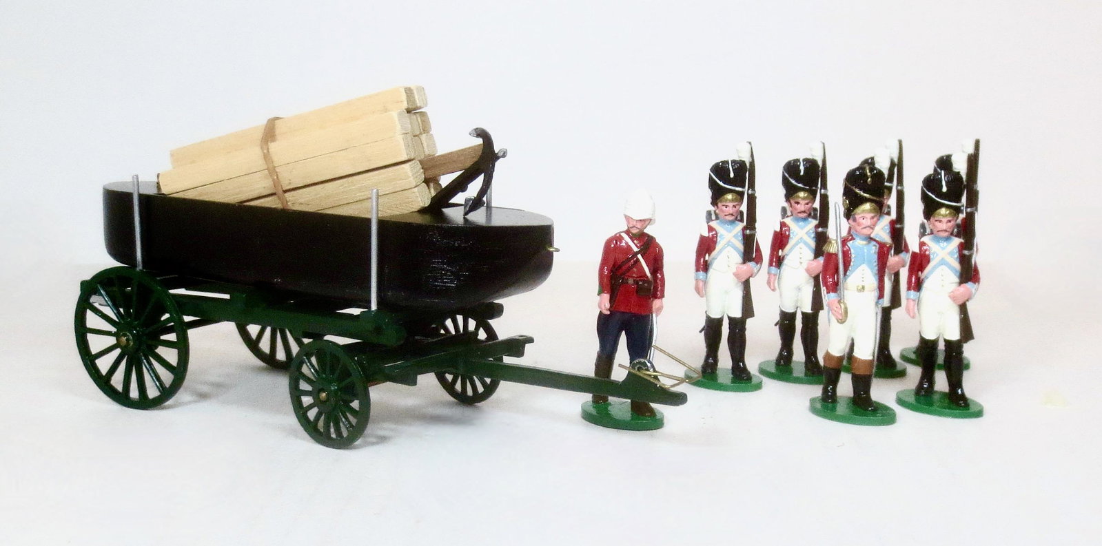 Trophy Pontoon and Assorted Figures: 11 pieces. Near mint to excellent condition. Unboxed.