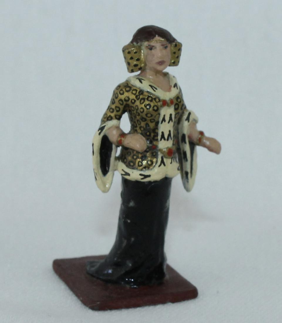 Courtenay Queen Philippa of Hainault: Personality Series. Queen Philippa of Hainault. Scarce Casting Variation. 1 Piece. Condition Excellent.