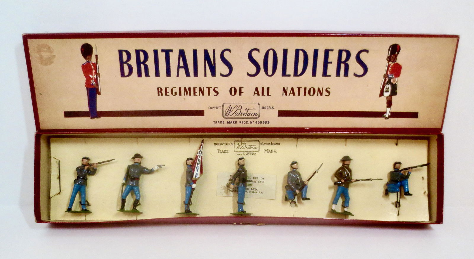 Britains #2060 Confederate Infantry (1 of 1)