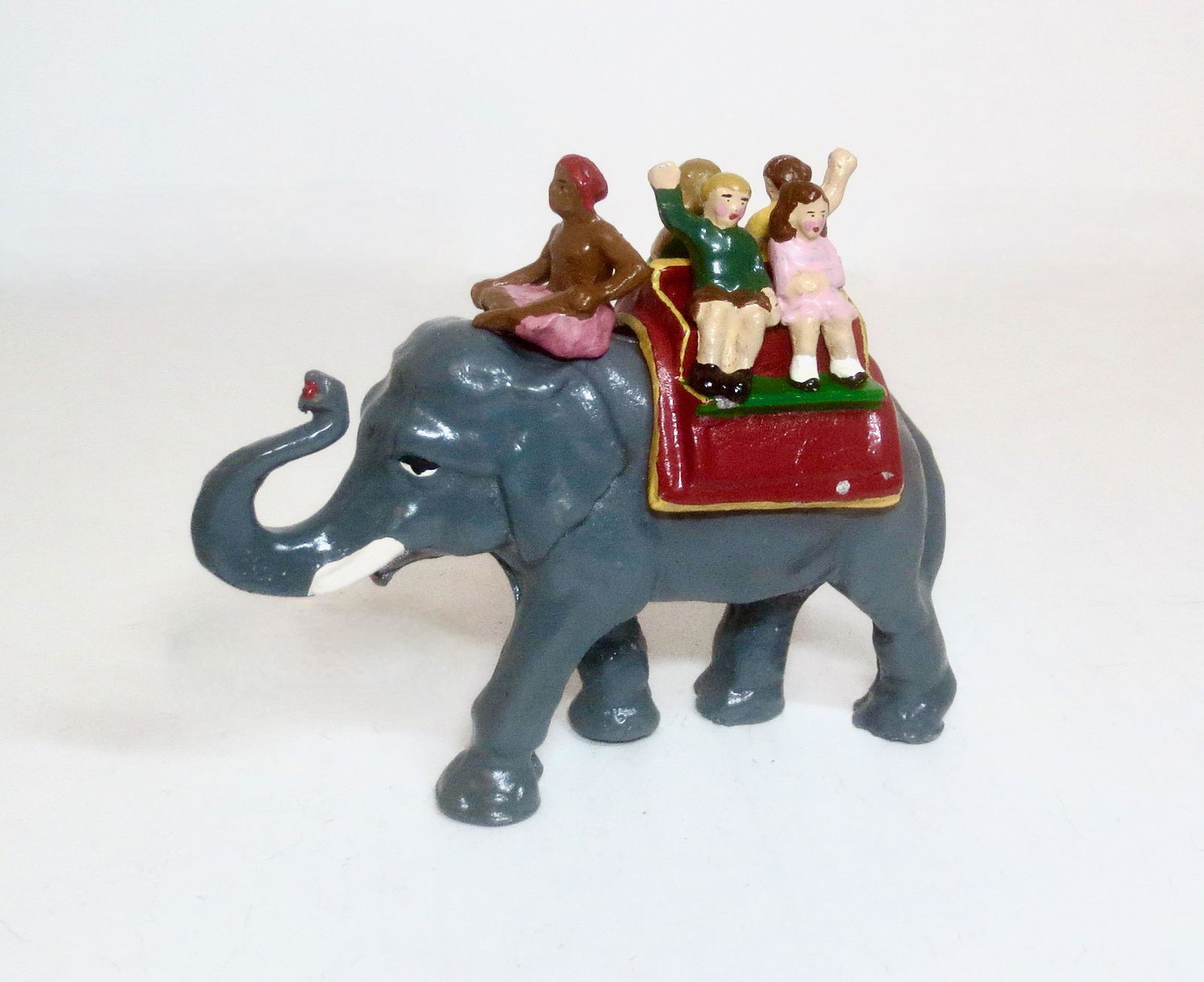 Wendal Elephant Ride Solid Cast Reproduction: 7 pieces. Near mint condition. Unboxed.