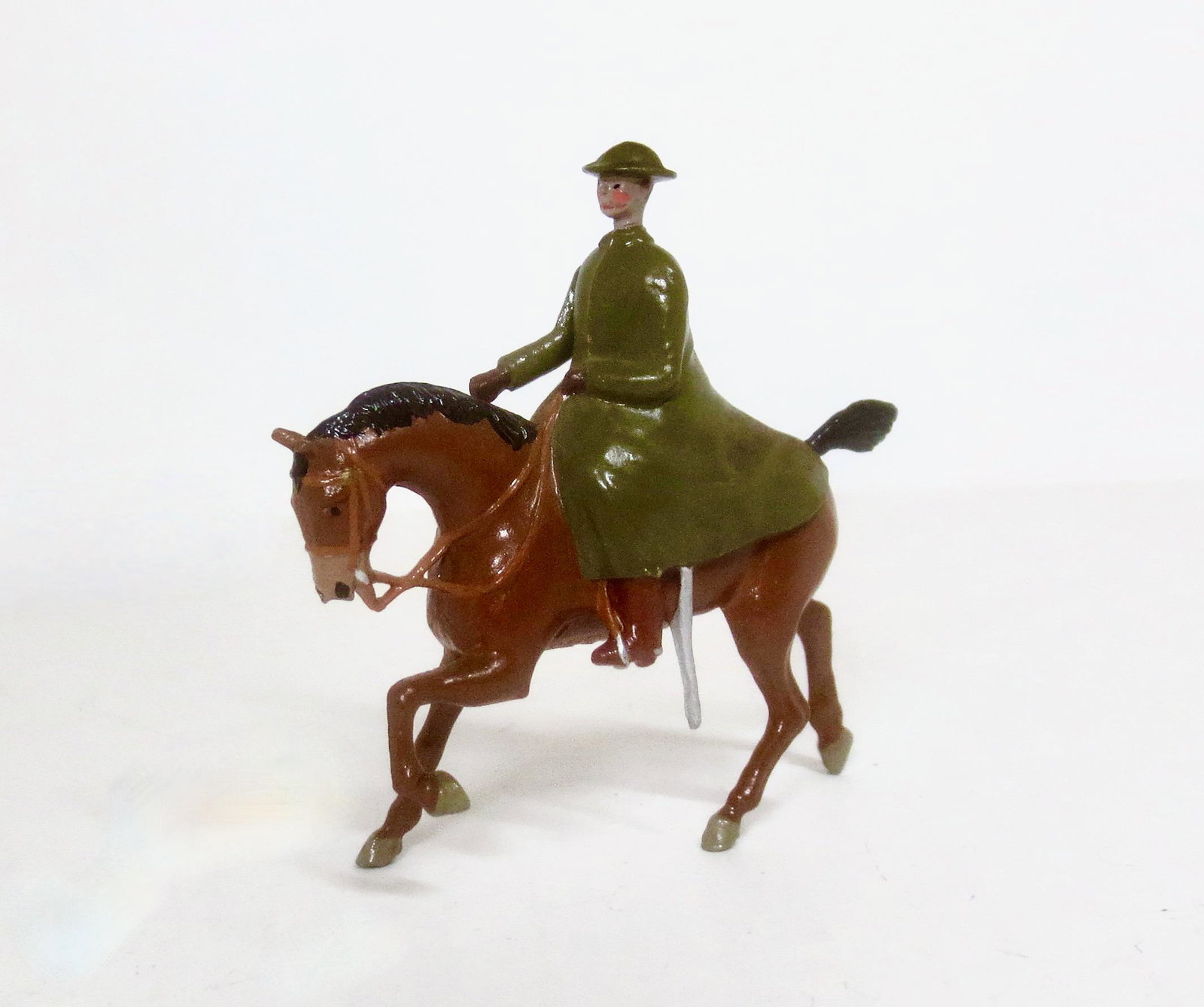 Bill O'Brien Officer in Steel Helmet & Cloak: Unique piece. Mint condition. No box.
