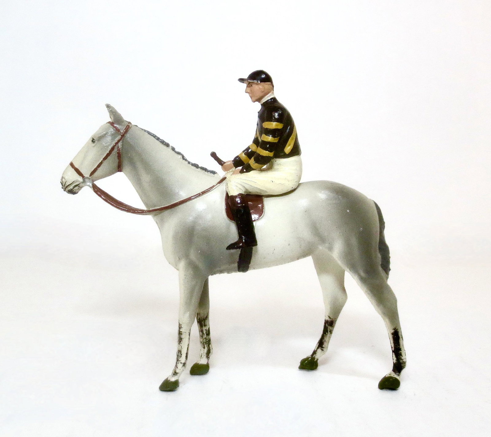 Britains Racing Colours Glen Riddle Farm: Post war version, from the Racing Colours of Famous Owners series. Pristine Condition. Unboxed.