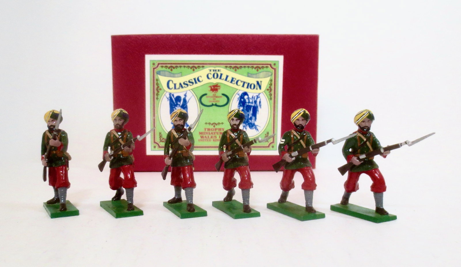 Trophy 125th Indian Baluche: 6 pieces. Mint condition. Box very good.