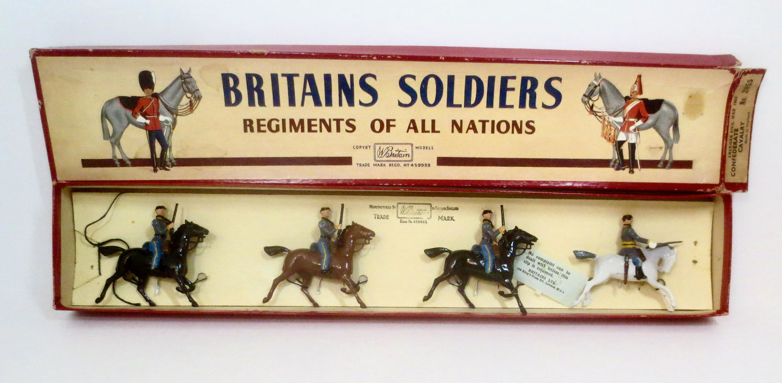 Britains #2055 Confederate Cavalry (1 of 1)